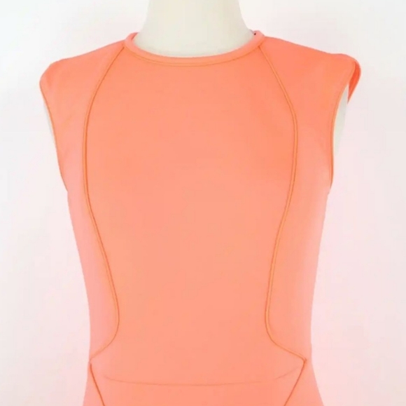 Ted Baker Neon Scuba Skater Dress - Picture 3 of 9